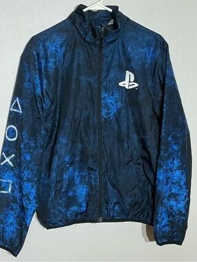 H&M Kids Blue & Navy PlayStation Zip-Up Jacket